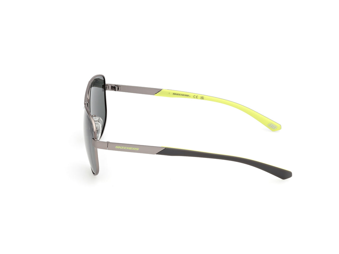 Lunettes de soleil skechers se00038 09r plateado pilot masculino taille 58mm - Vue détaillée
