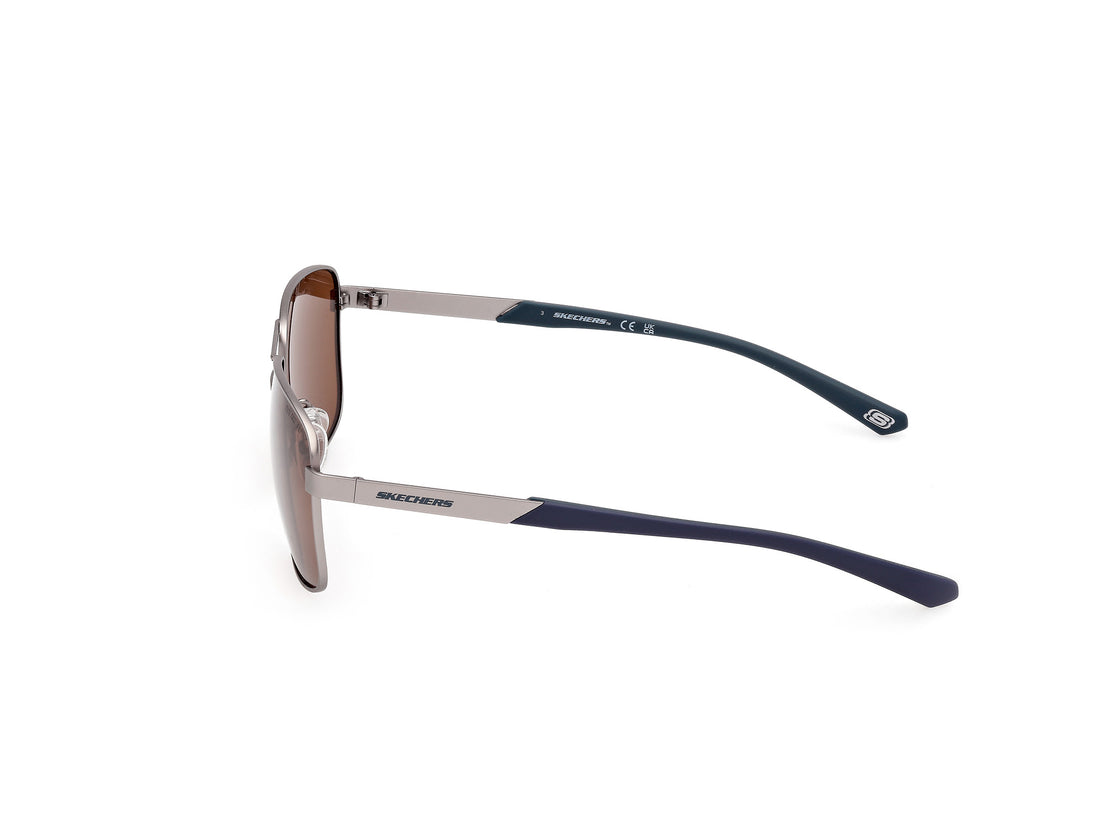 Lunettes de soleil skechers se00039 09h plateado navigator masculino taille 60mm - Vue détaillée