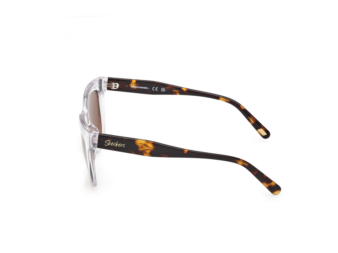 Occhiali da sole skechers se00040 26h transparente square femenino taglia 52mm - Vista dettagliata
