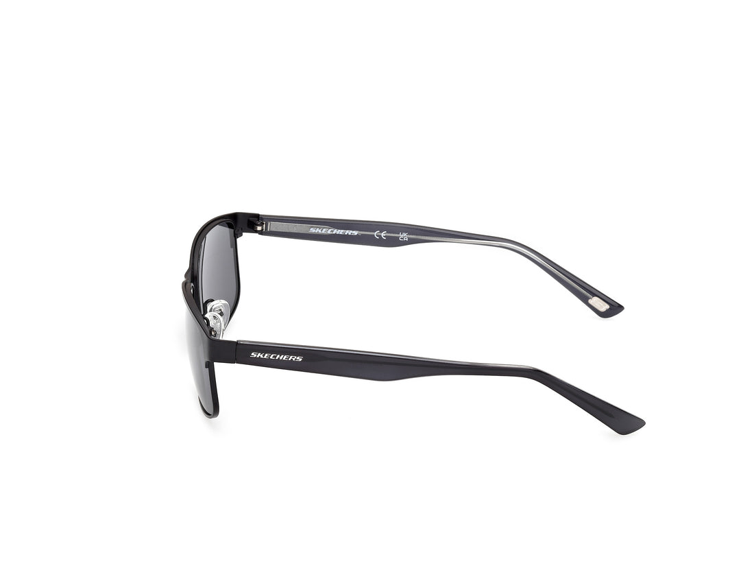 Occhiali da sole skechers se00046 02d negro rectangular masculino taglia 56mm - Vista dettagliata