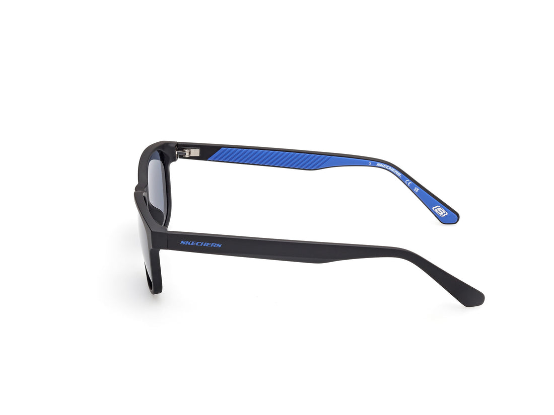 Occhiali da sole skechers se00058 02d negro rectangular masculino taglia 53mm - Vista dettagliata