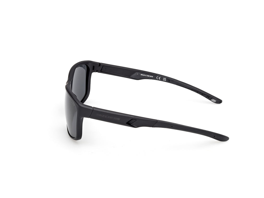Occhiali da sole skechers se00158 02d negro rectangular masculino taglia 63mm - Vista dettagliata