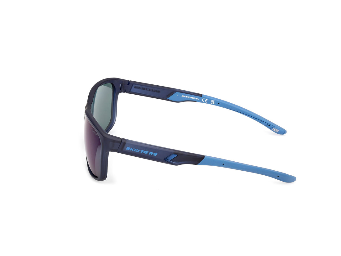 Occhiali da sole skechers se00158 91d azul rectangular masculino taglia 63mm - Vista dettagliata