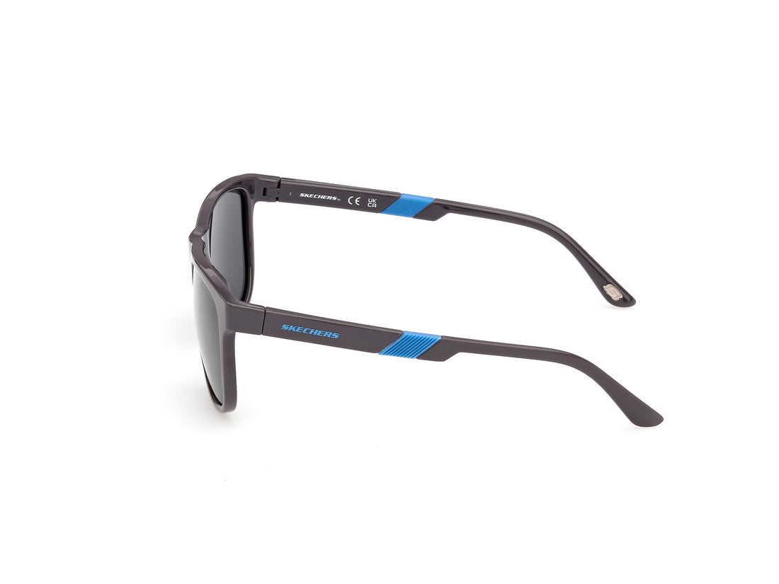 Occhiali da sole skechers se00179 20d gris square masculino taglia 56mm - Vista dettagliata