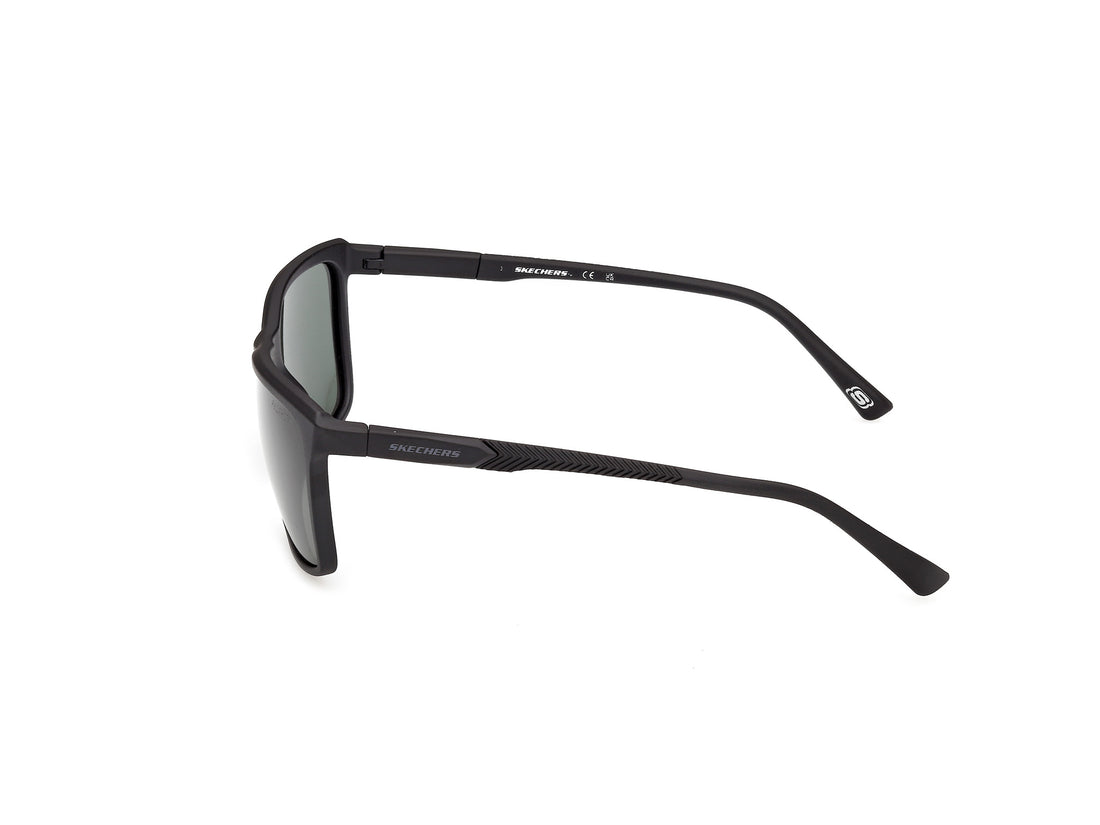 Occhiali da sole skechers se00181 02r negro rectangular masculino taglia 57mm - Vista dettagliata