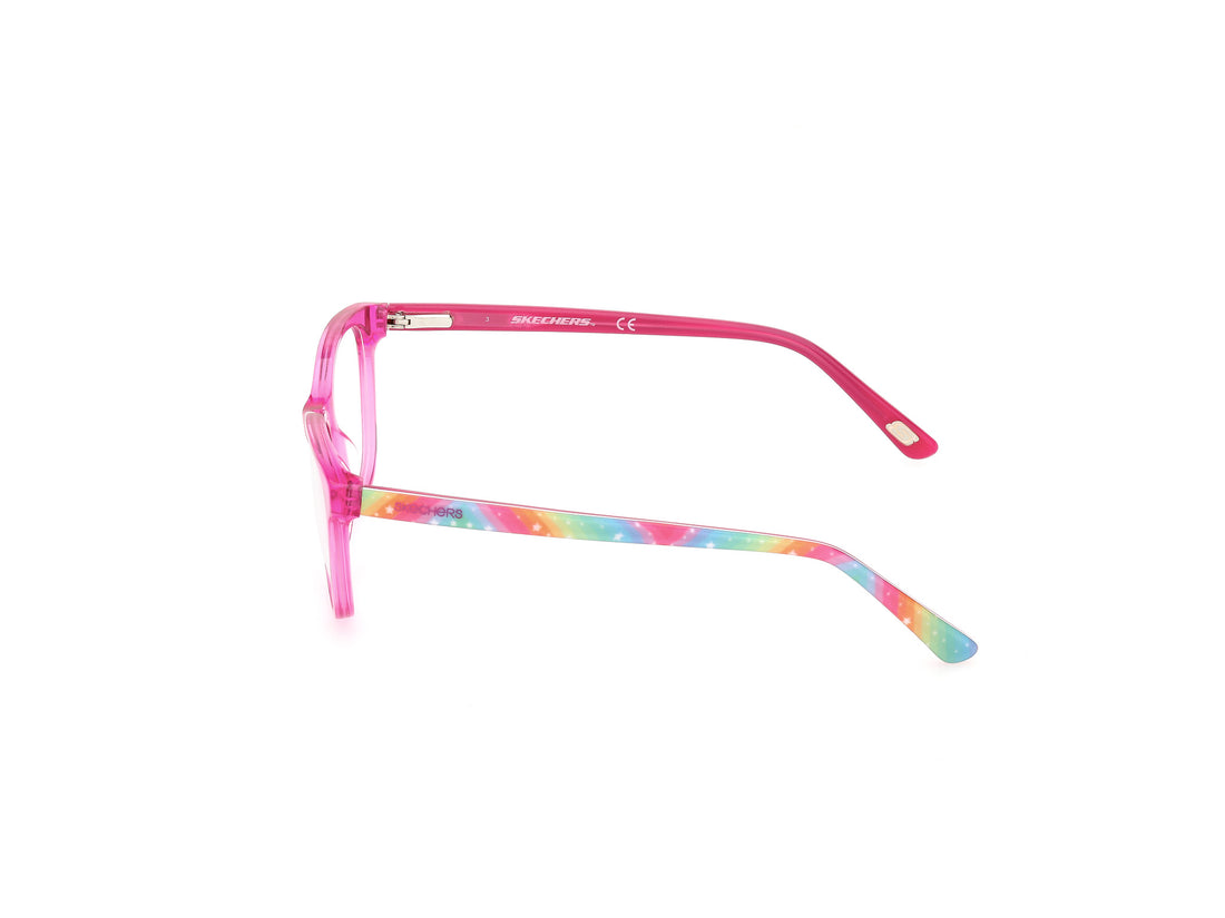 Gafas graduadas skechers se1631 073 rosa round femenino talla 47mm - Vista de detalle