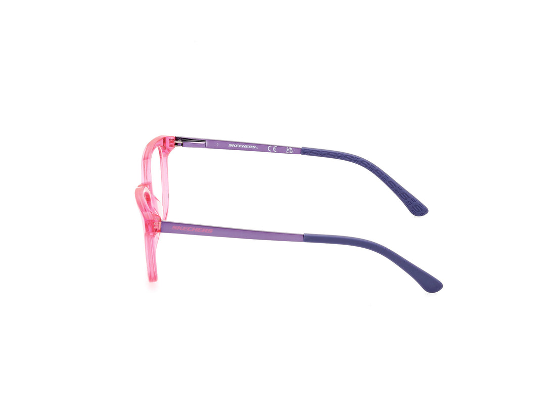 Gafas graduadas skechers se1682 072 rosa rectangular femenino talla 50mm - Vista de detalle