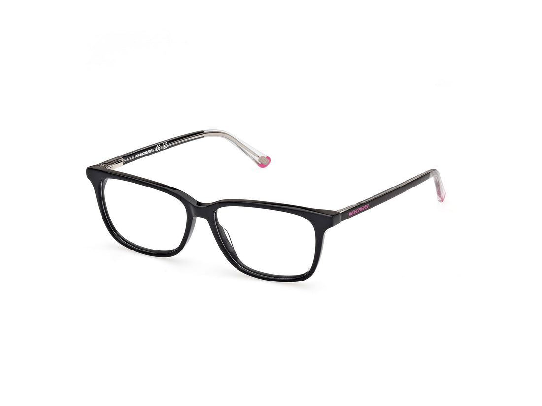 Brillen skechers se50001 001 negro rectangular infantil größe 51mm - Hauptansicht