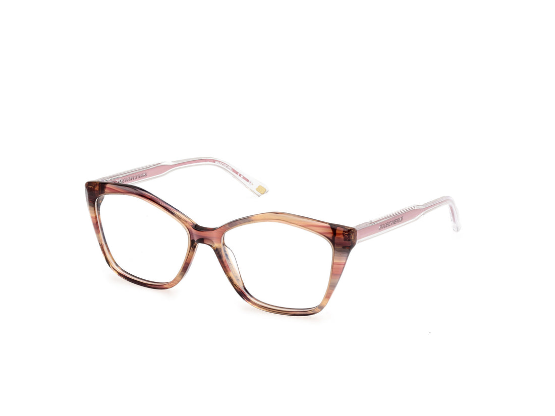 Brillen skechers se50062 074 rosa cat eye femenino größe 54mm - Hauptansicht