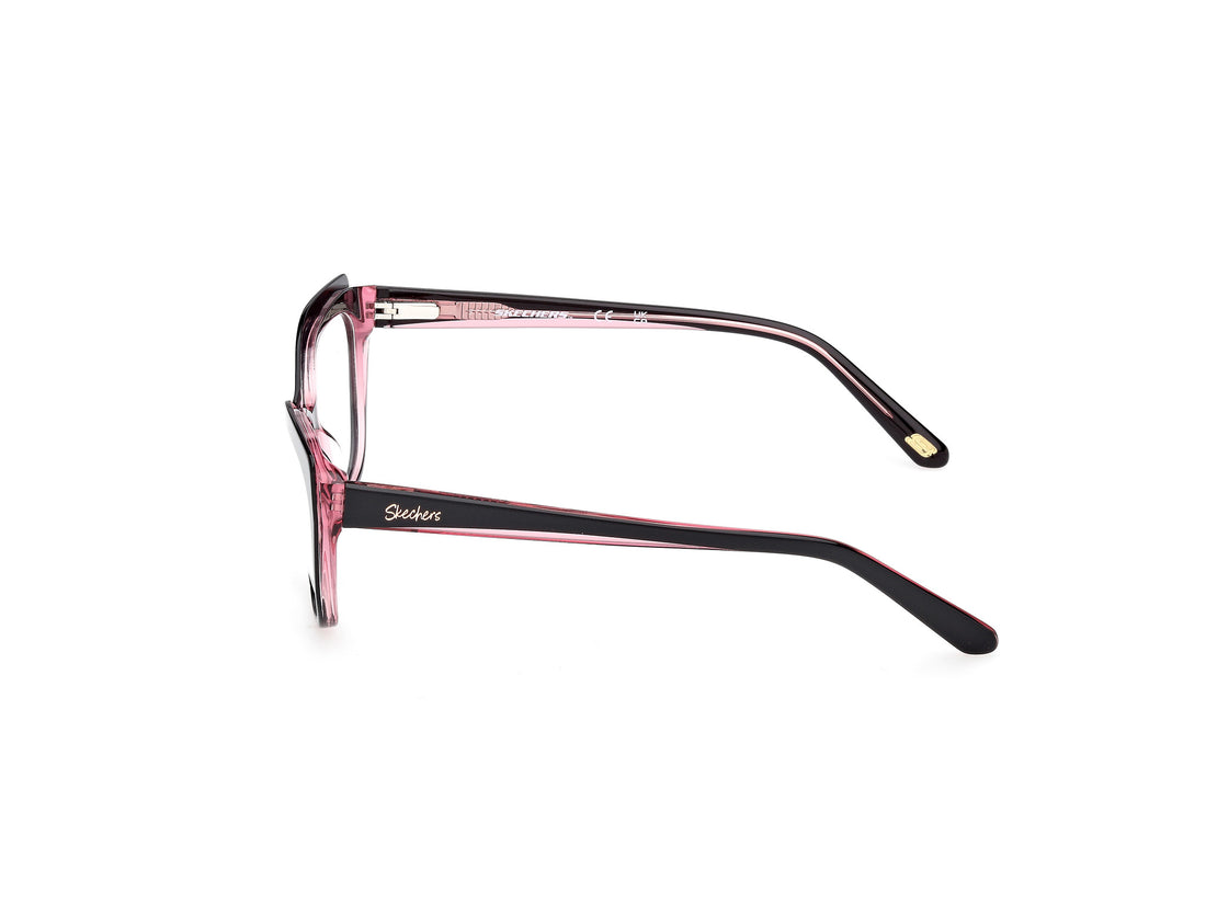 Prescription glasses skechers se50131 001 negro cat eye femenino size 55mm - Detailed view