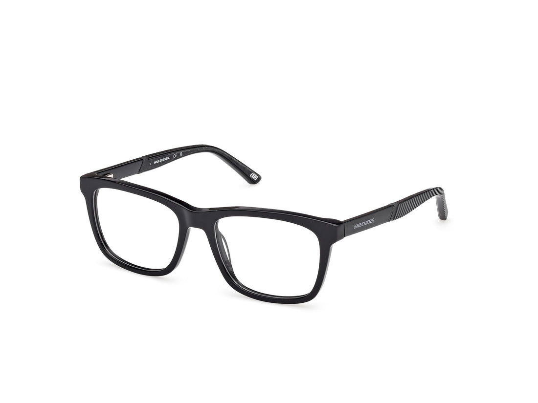 Prescription glasses skechers se50134 001 negro square masculino size 53mm - Main view