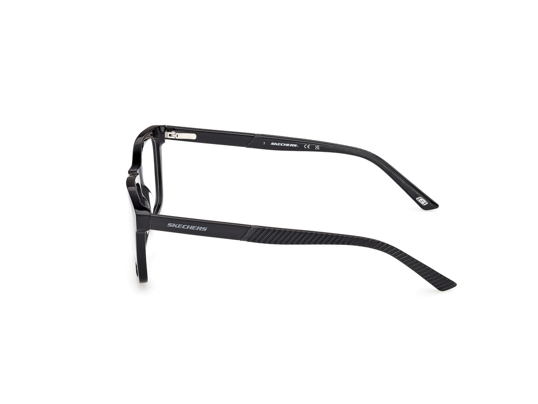 Prescription glasses skechers se50134 001 negro square masculino size 53mm - Detailed view