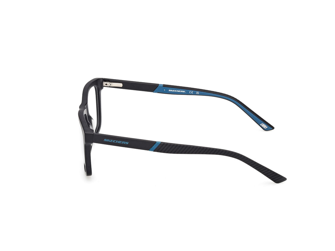 Prescription glasses skechers se50134 002 negro square masculino size 53mm - Detailed view