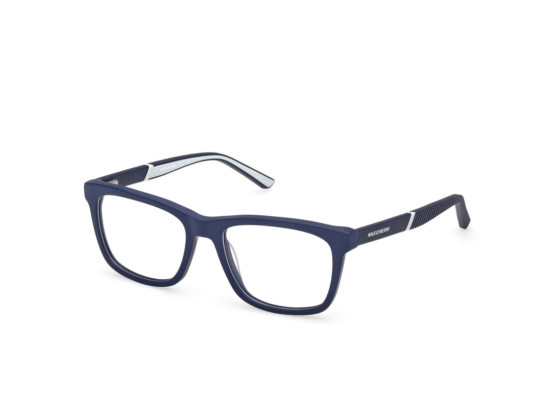 Prescription glasses skechers se50134 092 azul square masculino size 53mm - Main view