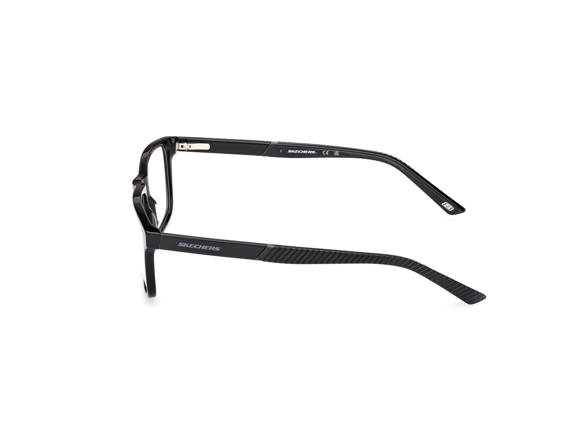 Prescription glasses skechers se50135 001 negro rectangular masculino size 55mm - Detailed view