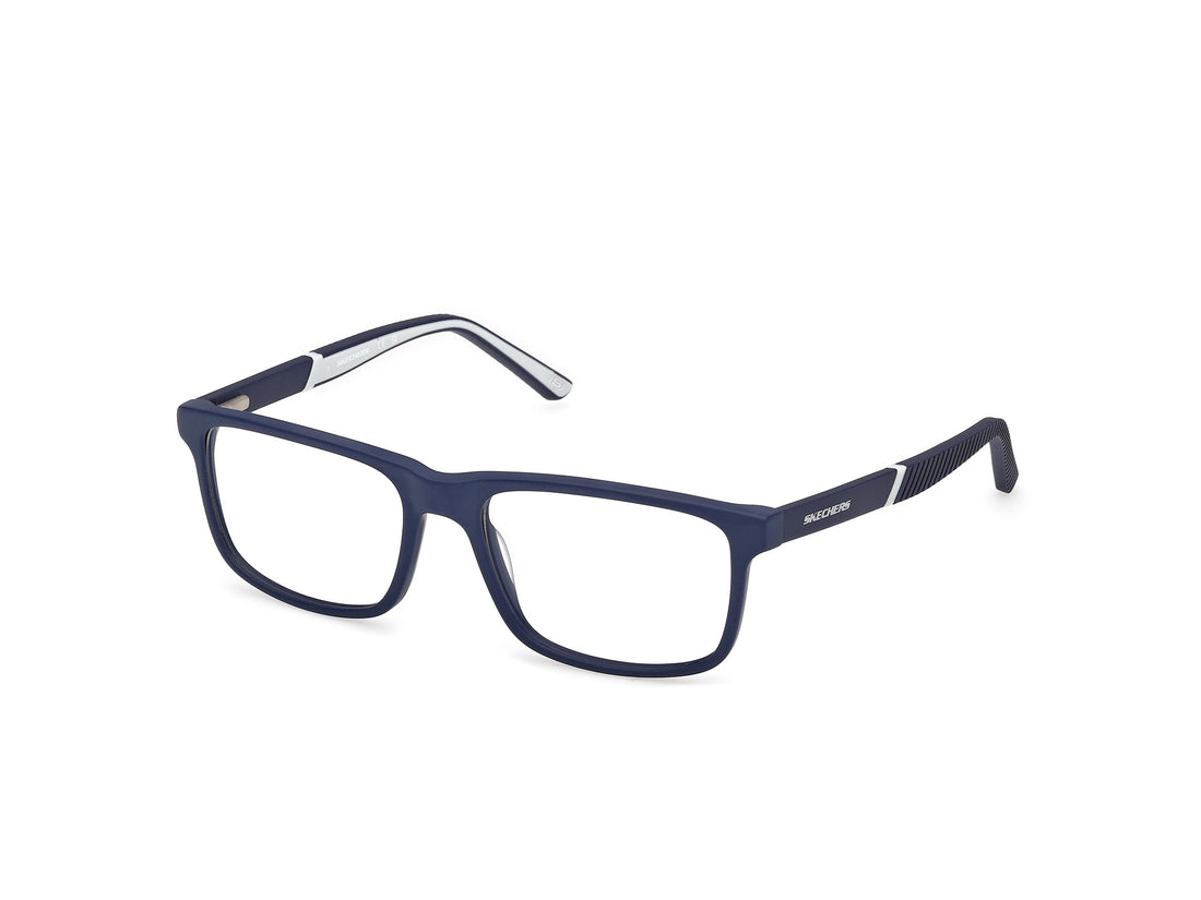 Prescription glasses skechers se50135 092 azul rectangular masculino size 55mm - Main view