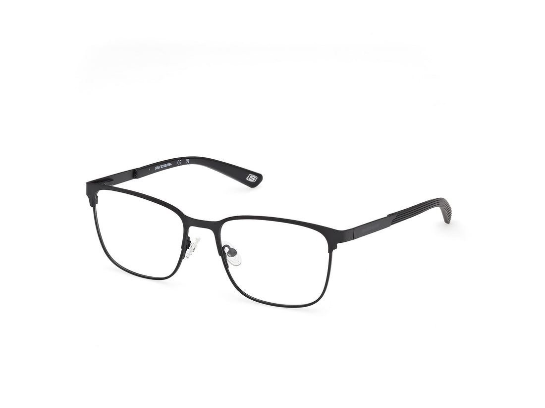 Prescription glasses skechers se50136 001 negro square masculino size 54mm - Main view
