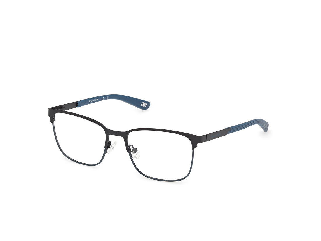 Prescription glasses skechers se50136 005 negro square masculino size 54mm - Main view