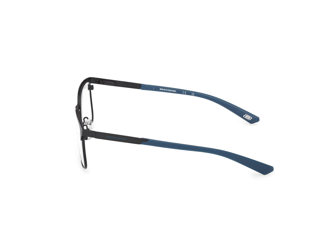 Prescription glasses skechers se50136 005 negro square masculino size 54mm - Detailed view