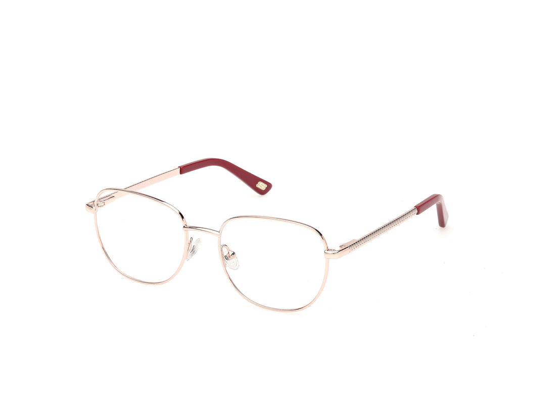 Prescription glasses skechers se50175 028 dorado square femenino size 51mm - Main view