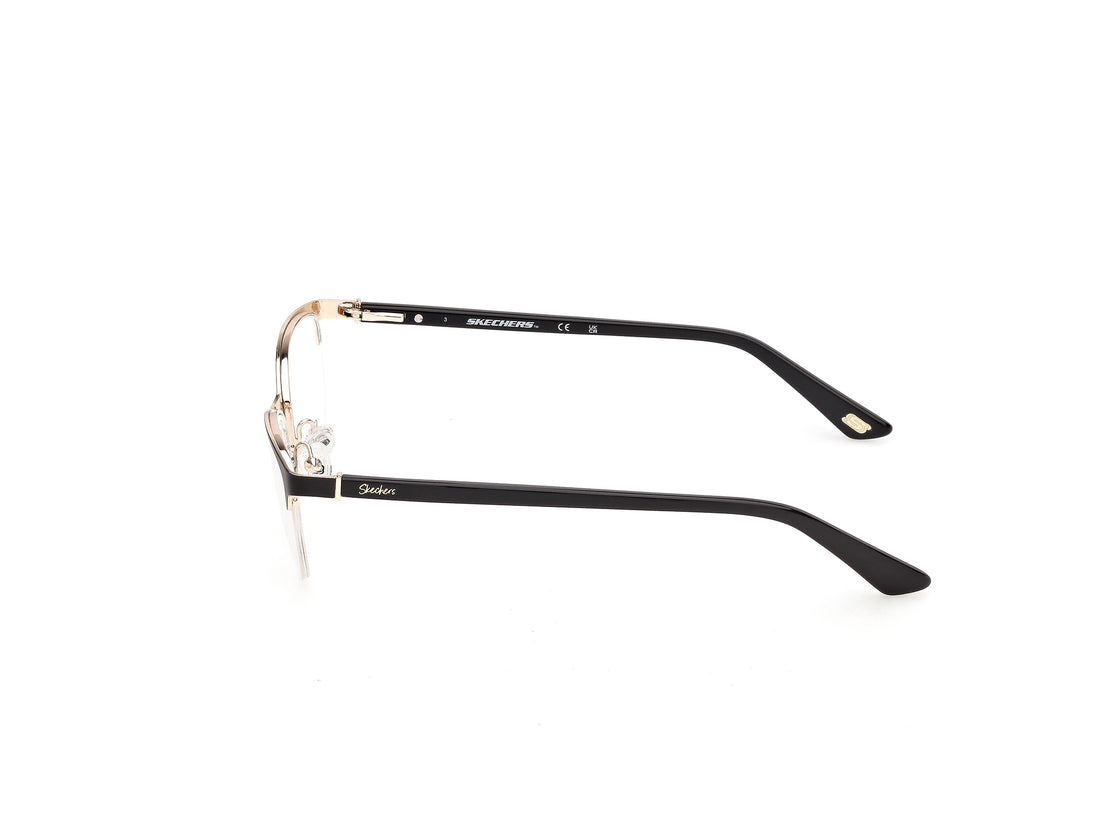 Prescription glasses skechers se50176 005 negro square femenino size 51mm - Detailed view