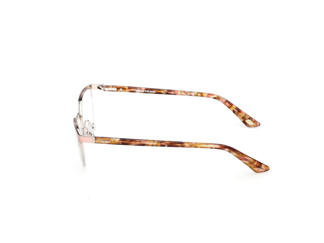 Prescription glasses skechers se50176 073 rosa square femenino size 51mm - Detailed view