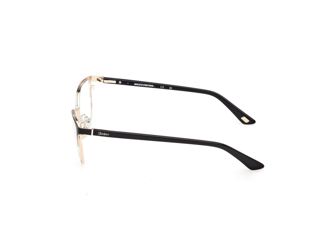 Prescription glasses skechers se50177 005 negro square femenino size 54mm - Detailed view