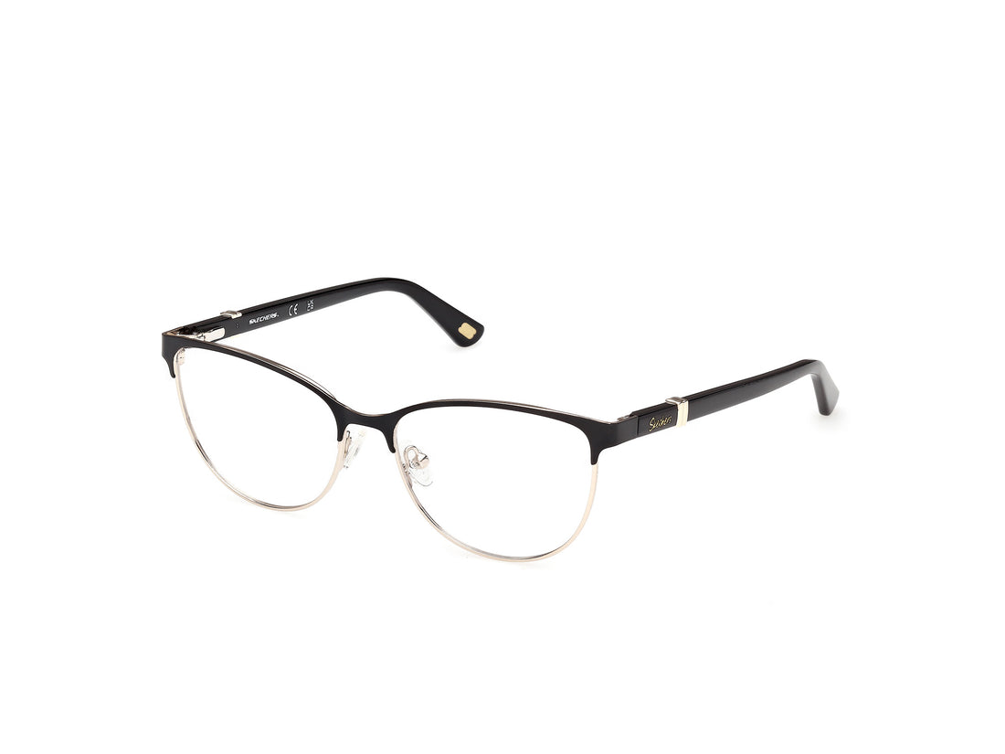 Prescription glasses skechers se50178 005 negro square femenino size 53mm - Main view