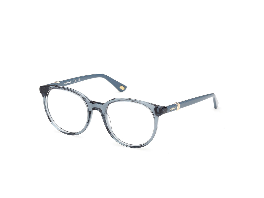 Prescription glasses skechers se50179 084 azul round femenino size 50mm - Main view