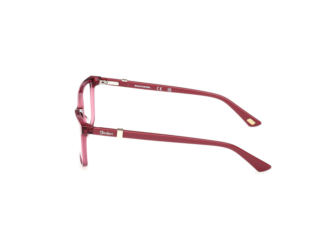 Prescription glasses skechers se50180 072 rosa rectangular femenino size 53mm - Detailed view