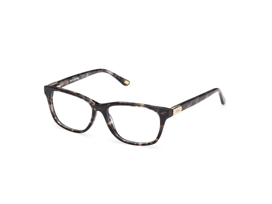 Prescription glasses skechers se50181 020 gris square femenino size 52mm - Main view