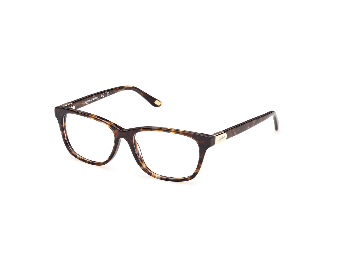 Prescription glasses skechers se50181 047 marron square femenino size 52mm - Main view