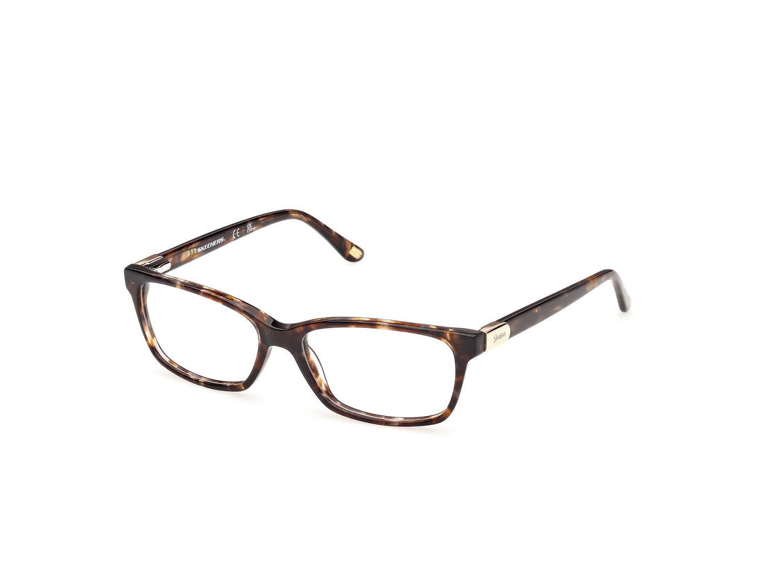 Prescription glasses skechers se50182 047 marron rectangular femenino size 53mm - Main view