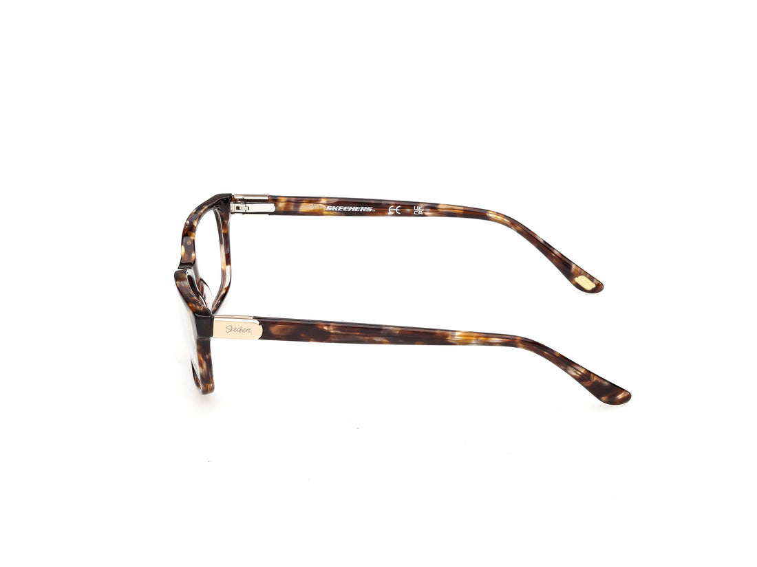 Prescription glasses skechers se50182 047 marron rectangular femenino size 53mm - Detailed view