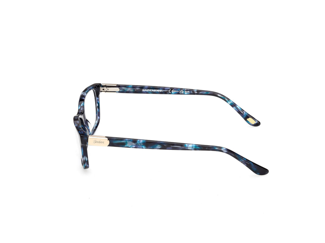 Prescription glasses skechers se50182 092 azul rectangular femenino size 53mm - Detailed view