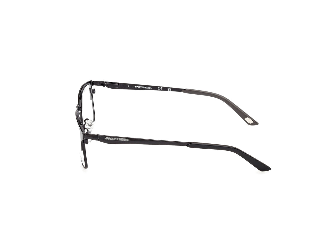 Prescription glasses skechers se50185 001 negro rectangular masculino size 54mm - Detailed view