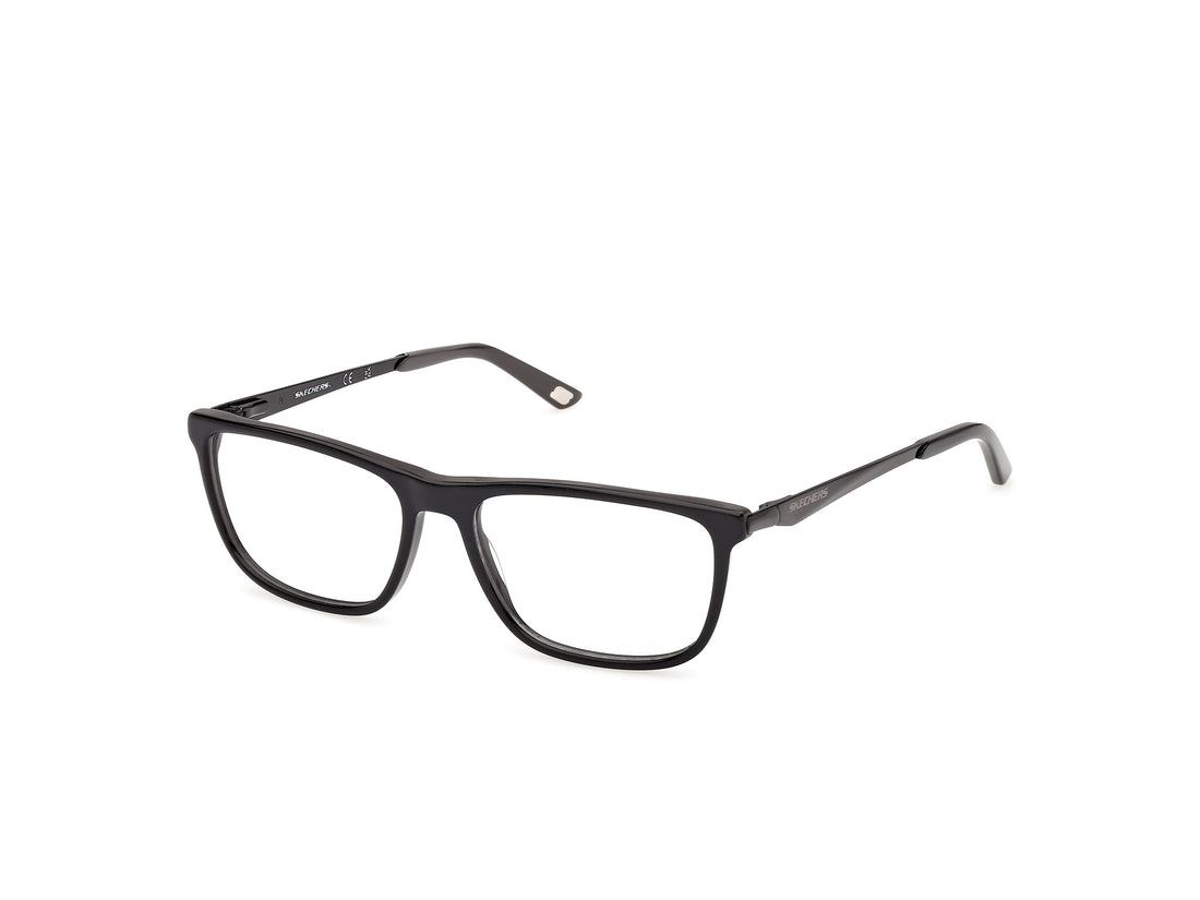 Prescription glasses skechers se50186 001 negro square masculino size 53mm - Main view