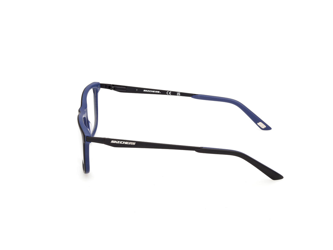 Prescription glasses skechers se50186 002 negro square masculino size 53mm - Detailed view