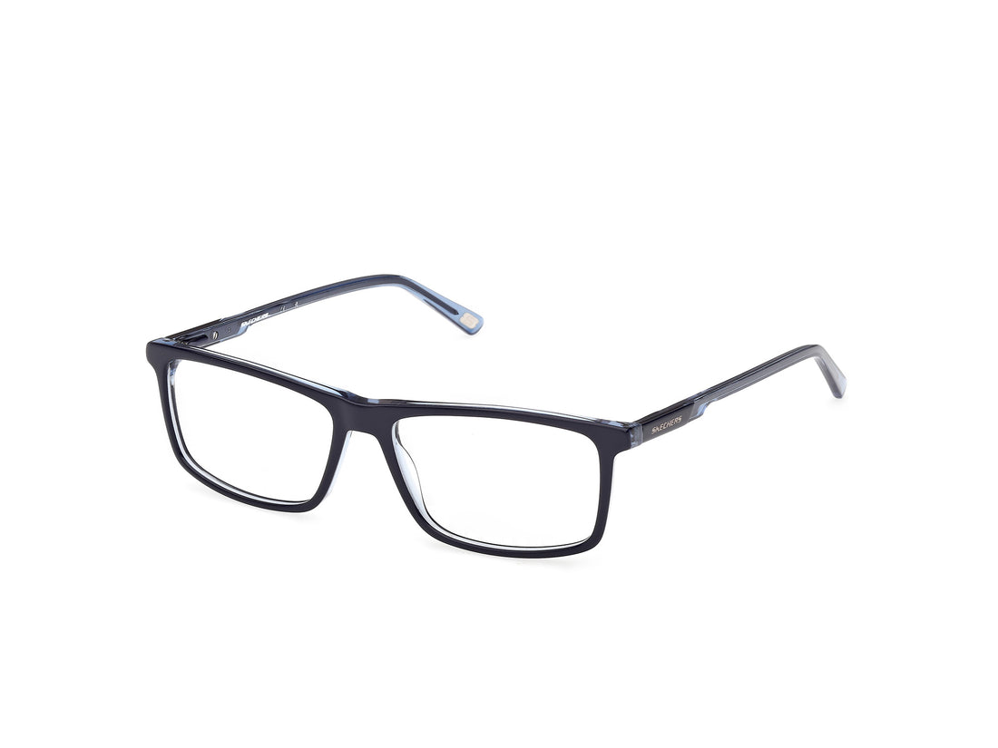 Prescription glasses skechers se50187 092 azul rectangular masculino size 55mm - Main view