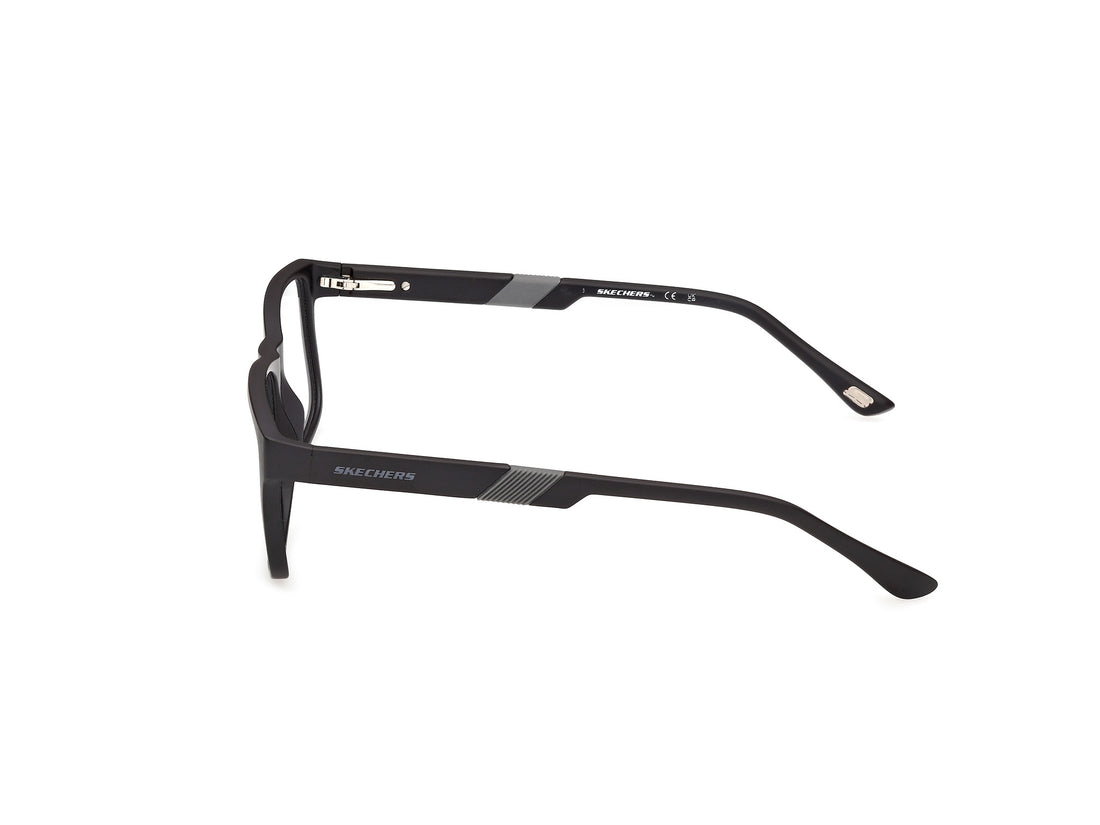 Prescription glasses skechers se50189 002 negro rectangular masculino size 55mm - Detailed view
