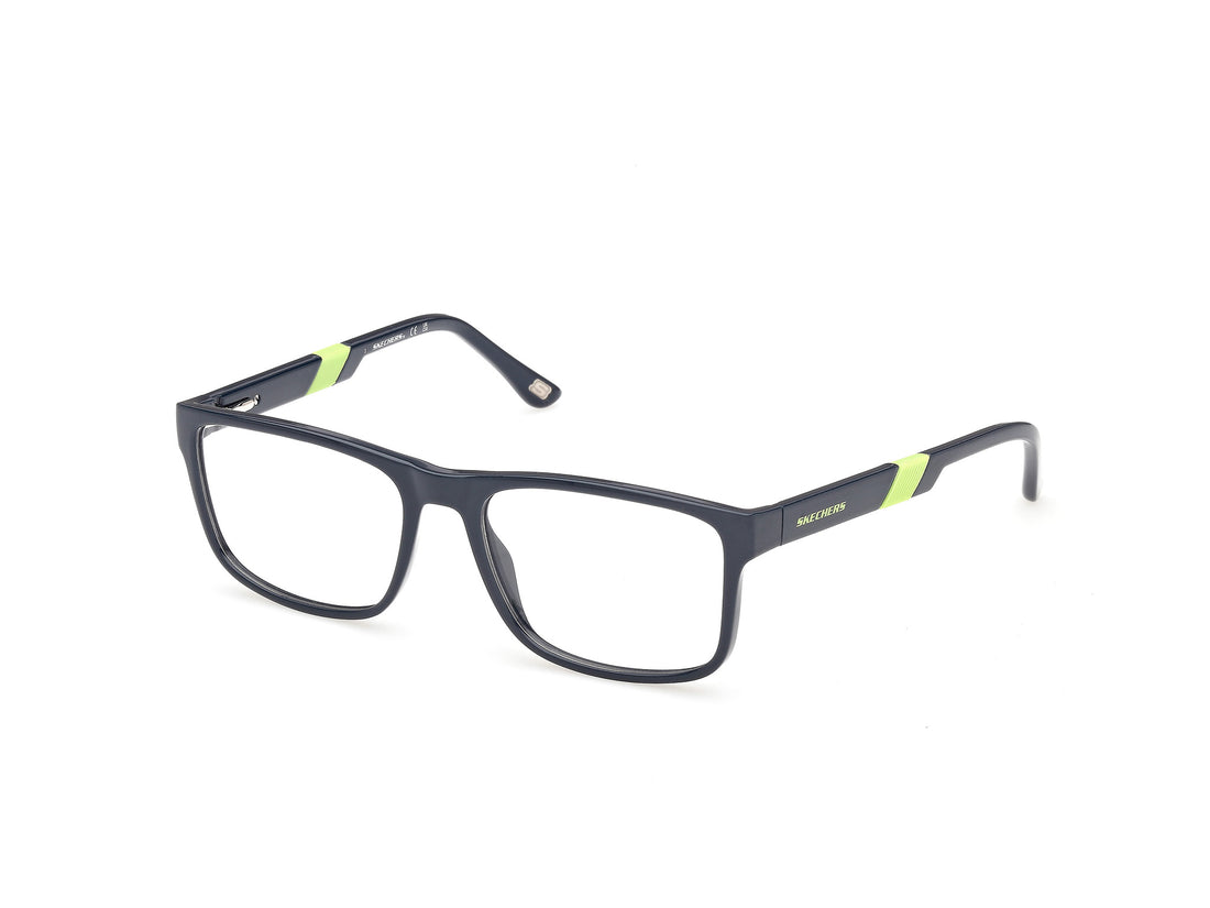 Prescription glasses skechers se50189 090 azul rectangular masculino size 55mm - Main view