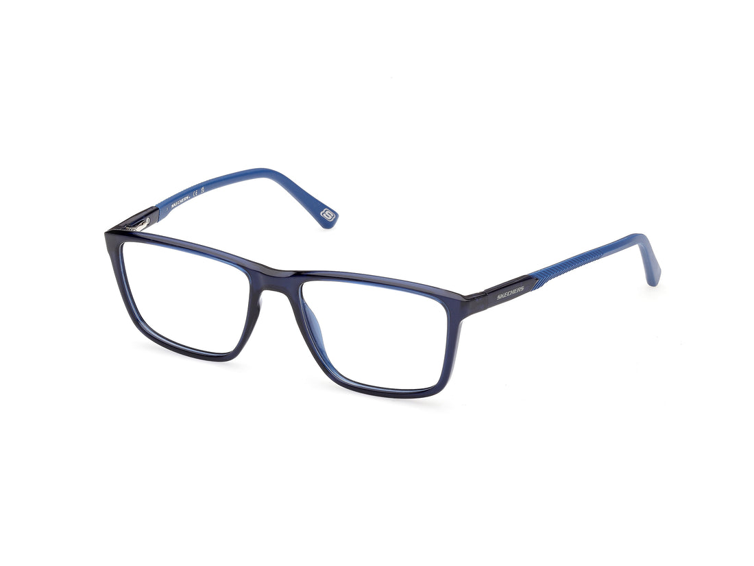 Prescription glasses skechers se50192 092 azul rectangular masculino size 54mm - Main view