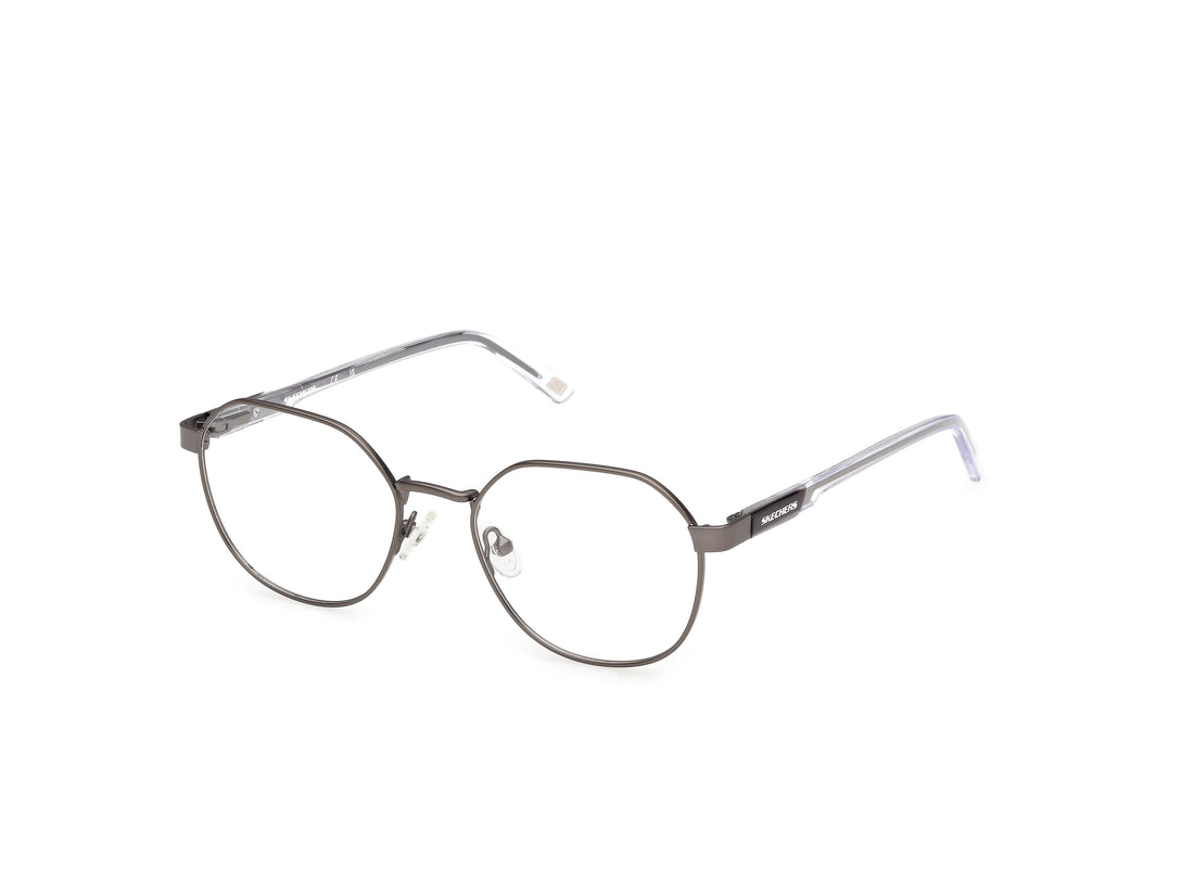 Prescription glasses skechers se50195 009 plateado geometric masculino size 51mm - Main view