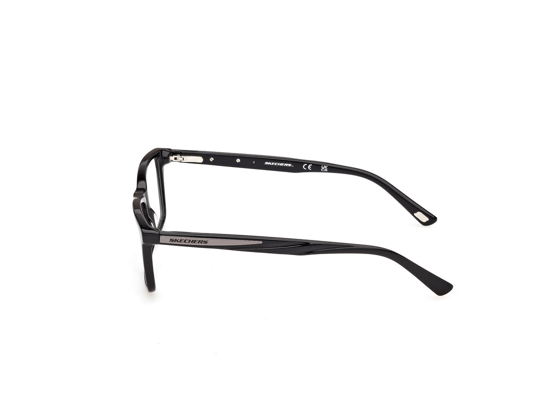 Gafas graduadas skechers se50199 001 negro rectangular masculino talla 49mm - Vista de detalle