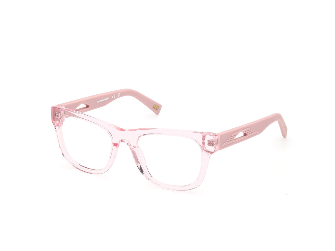 Gafas graduadas skechers se50220 072 rosa rectangular unisex talla 52mm - Vista principal