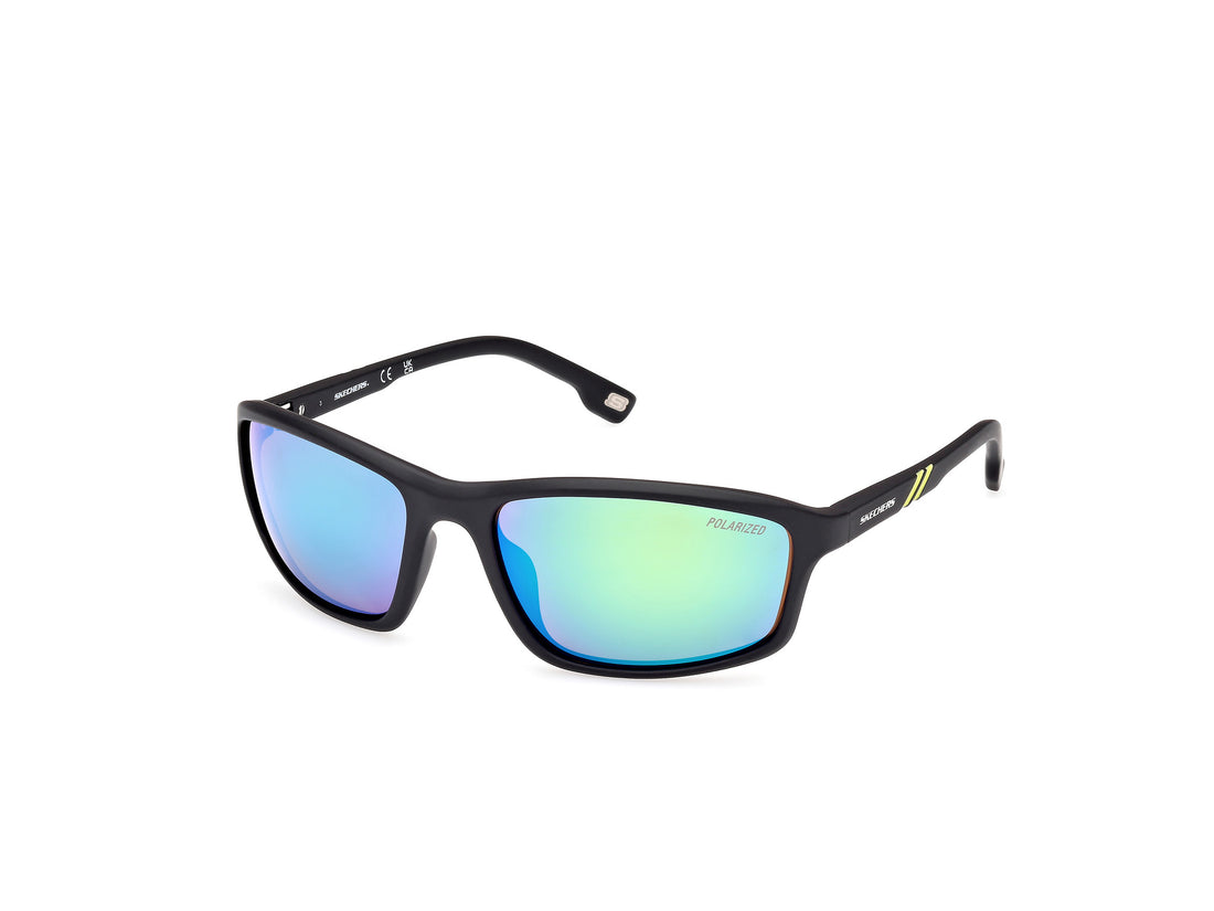 Occhiali da sole skechers se6130 02r negro rectangular masculino taglia 62mm - Vista principale
