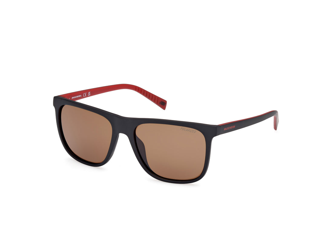 Occhiali da sole skechers se6290 02h negro masculino taglia 56mm - Vista principale