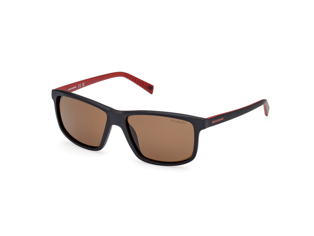 Occhiali da sole skechers se6291 02h negro masculino taglia 57mm - Vista principale