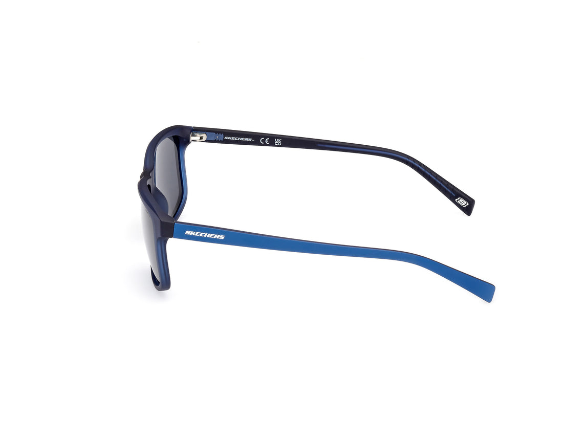 Occhiali da sole skechers se6291 90d azul masculino taglia 57mm - Vista dettagliata