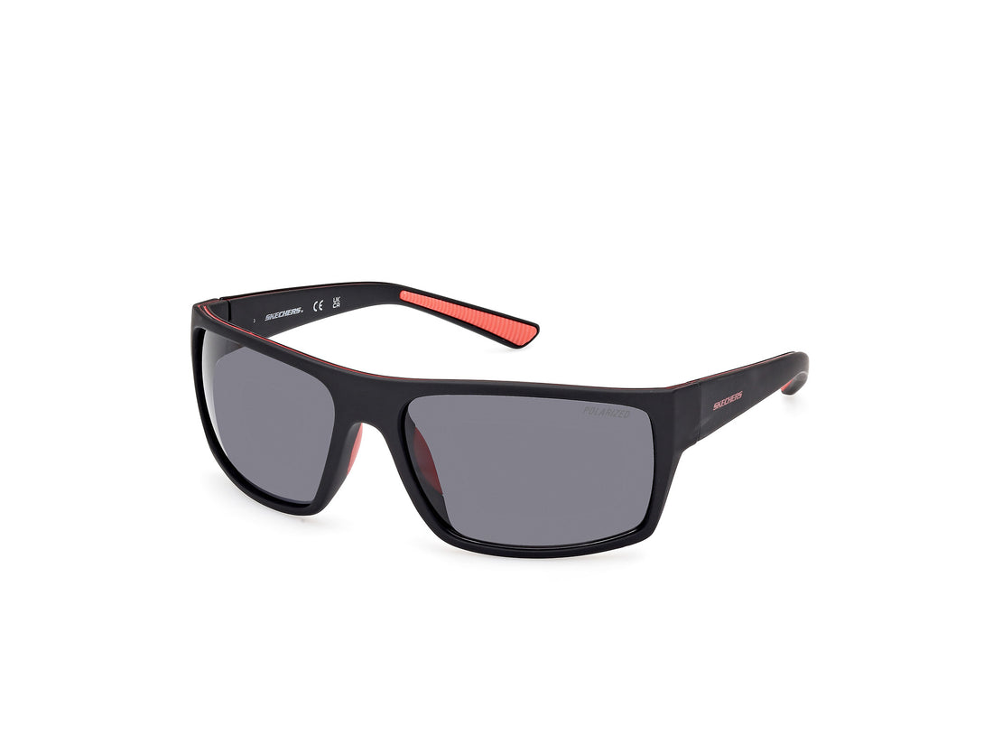 Lunettes de soleil skechers se6292 02d negro rectangular masculino taille 63mm - Vue principale